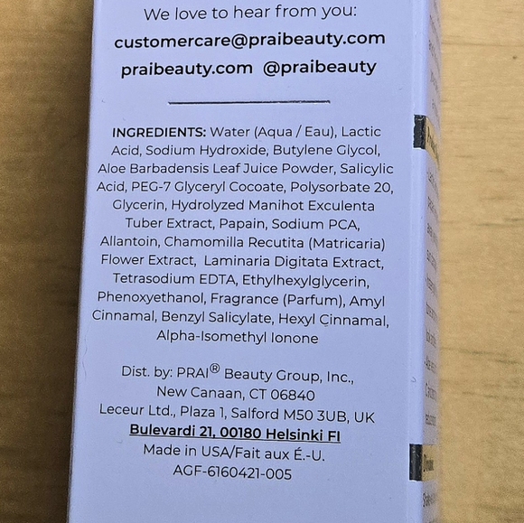 NEW ❤️ PRAI Beauty 'Ageless Triple Action Radiance Tonic. 160 ml - Picture 5 of 6